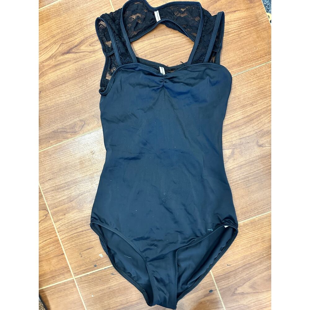 Dance Leotard Balera MT3901N Medium Adult Black Lace Sweetheart Ballet Jazz